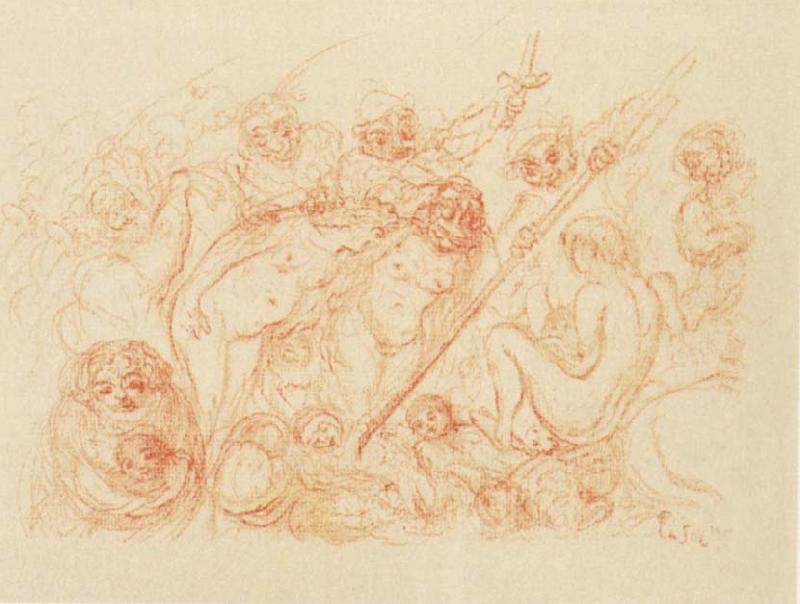 James Ensor The Massacre of the Innocents oil painting image